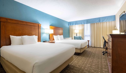 Deluxe Room, 2 Queen Beds, Refrigerator & Microwave