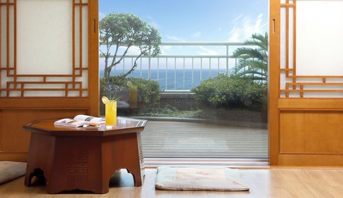 Ondol Double, Double Bed, Ocean View
