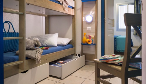 Apartment 6 people - 1 bedroom + 1 sleeping alcove - Sea view -  Air conditioned