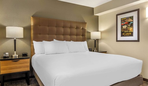 Suite, 1 King Bed with Sofa bed, Accessible, Refrigerator & Microwave (2 Rooms, Tub)