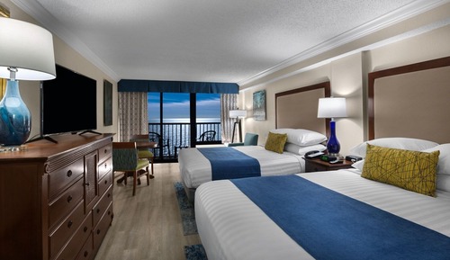 Tower Oceanfront Efficiency - 2 Queen Beds with Kitchen