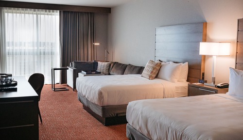 Studio Suite, 2 Queen Beds, Accessible (Hearing)