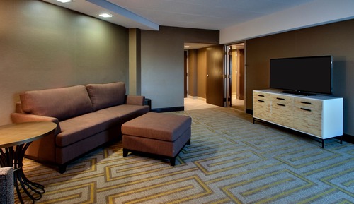 Suite, 1 King Bed, Accessible
