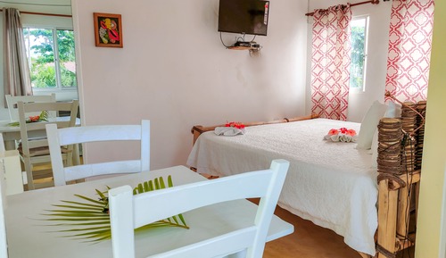 Pineapple Bedroom with shared Kitchen and Terrace	