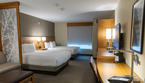 Room, Multiple Beds (High Floor, 2 Queen and 1 Sofa Bed)