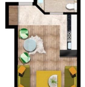 Studio with Sofa Bed