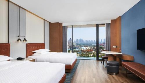 Premier Double Room with Two Double Beds and Balcony