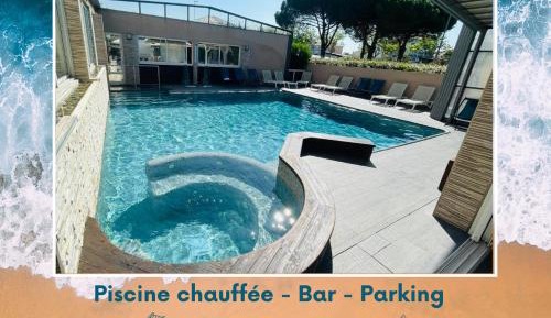 Junior Suite with Terrace and heated swimming pool access