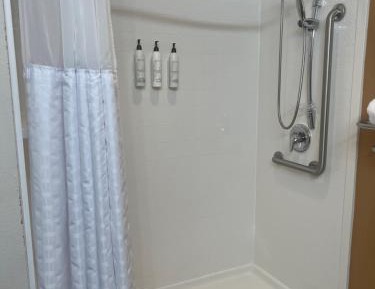 Double Room with Two Double Beds and Transfer Shower - Mobility and Hearing Accessible