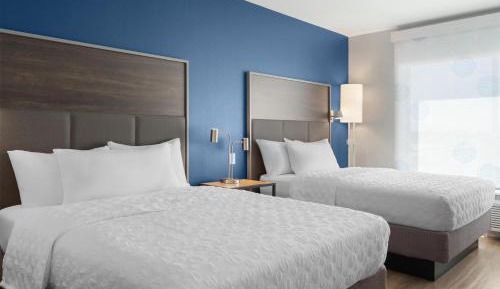 Queen Room with Two Queen Beds and Walk-In Shower