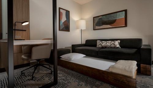 Queen Suite with Two Queen Beds and Sofa Bed