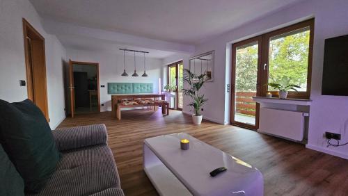 Deluxe Two-Bedroom Apartment with Garden View