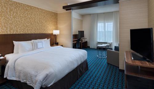 King Suite with Sofa Bed and Roll-in Shower - Mobility and Hearing Accessible