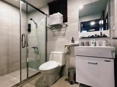 Family Room with Shared Bathroom