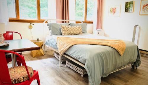 Deluxe One-Bedroom Apartment with Garden View