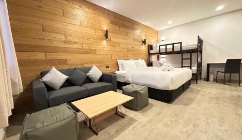 Family Studio with Balcony