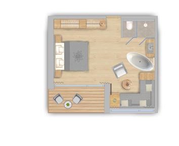 Superior Double Room with Balcony