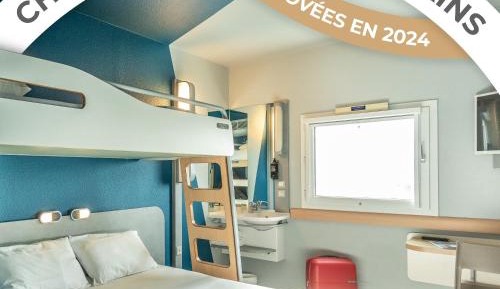 Triple Room with One Double Bed and One Bunk Bed