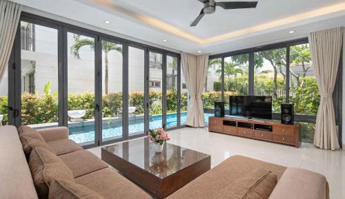 Four-Bedroom Villa with Private Surrounding Pool