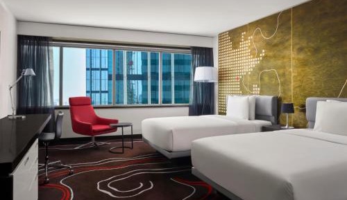 Double Room with Two Double Beds and Club Lounge Access
