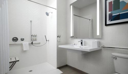 King Suite with Mobility Accessible Roll-In Shower