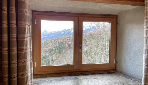Chambre Azet avec accès au sauna et au hammam - Vue montagne