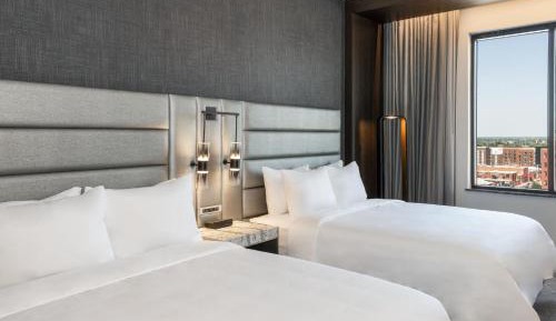 Deluxe Queen Room with Two Queen Beds and City View