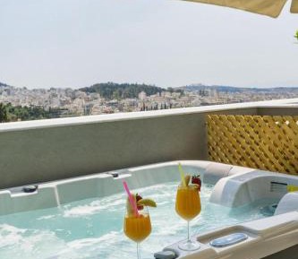 Acropolis Panorama Maisonette with Outdoor Hot Tub