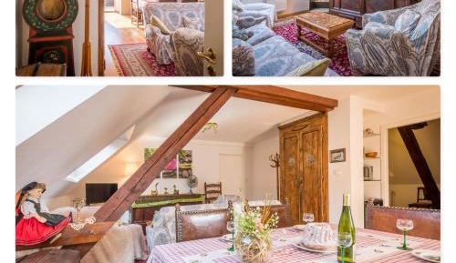 Four-Bedroom Apartment with Balcony 