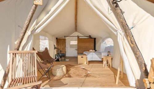 Stargazer Tent with Private Bathroom