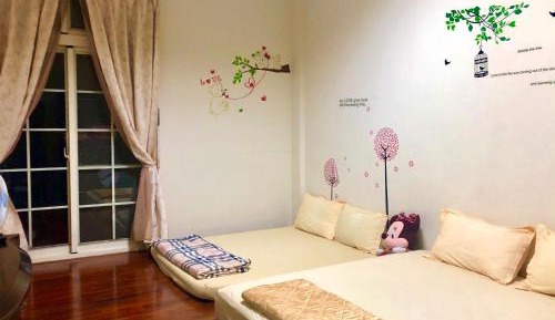 Family Room with Shared Bathroom