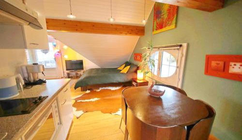 Riviera Beach | Studio with Partial Lake View