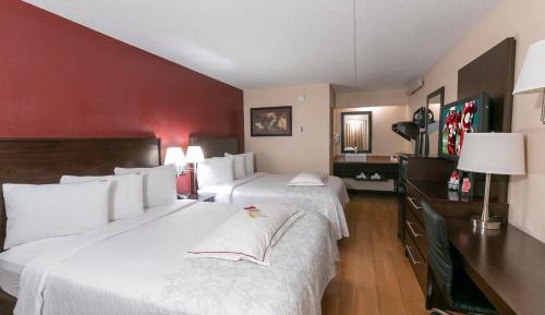 Premium Room with Two Double Beds Smoke Free (Upgraded Bedding & Snack)