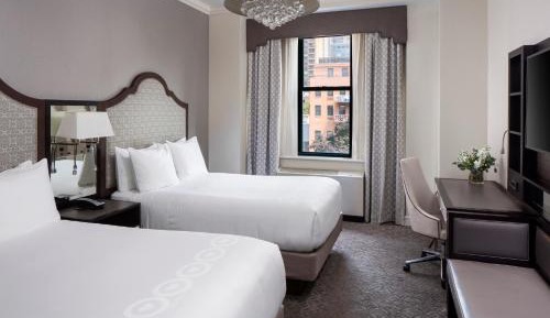 Double Room with Two Double Beds and Accessible Shower - Disability Access