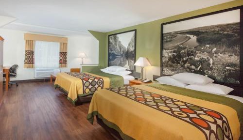 Queen Room with Two Queen Beds, Mobility Access and Roll-In shower, Non-Smoking