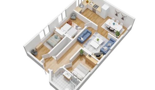 Three-Bedroom Apartment