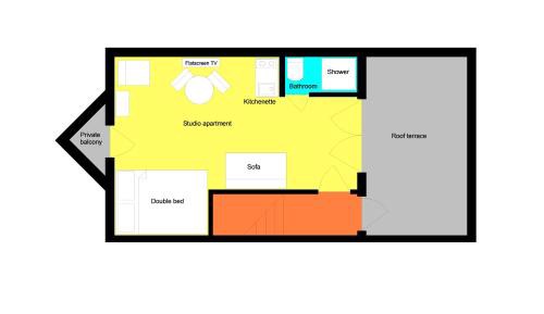 Studio Apartment with Sea View