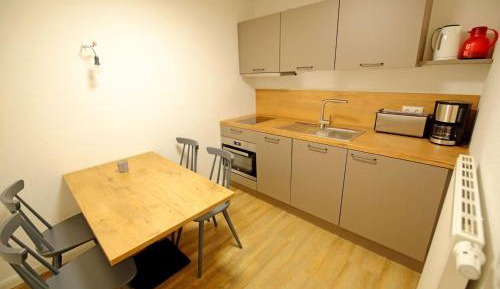 Apartment with kitchen