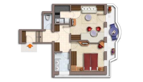Comfort One-Bedroom Apartment