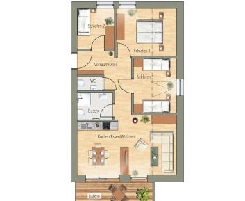 Apartment with Balcony 10