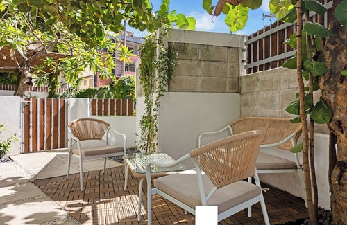 Condado Apartment | In Condado Beach Beautiful Pool With Tanning Bed