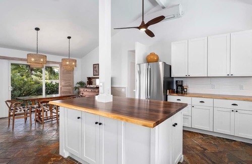 Keauhou House | Manukai Hale: Luxe Golf View, Pool, Boho Charm, & Prime Location Near Heeia Bay