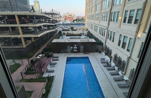 McLean Apartment | Historic Heart of Dallas ll Pool View