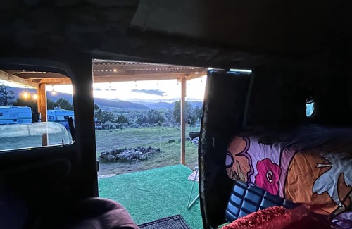Basalt Villa | Mount Good Times 3acre Mountain Top Glampsite with 270 Degree View & Glass Villa
