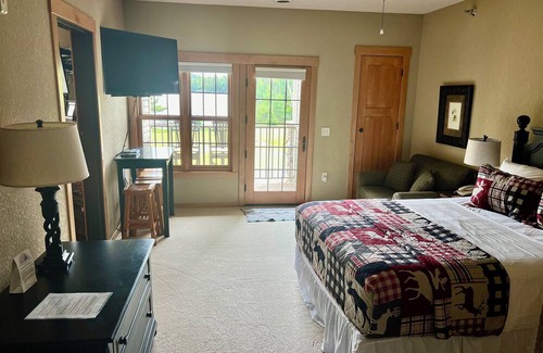 Three Lakes Apartment | Lake views with every amenity! Indoor pool, hot tub, outdoor hot tub!
