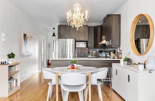 Rosemont-La Petite-Patrie Condo | Cute & Modern Condo - (Free Parking & Near Public Transit) - AC & Private Patios