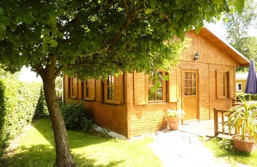 Licques Ski Chalet | Camping Pommiers Des 3 Pays**** - Wooden chalet n°25 5 people