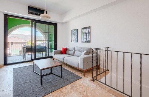 Alacati Apartment | Duplex Villa w Shared Pool, Balcony in Alacati