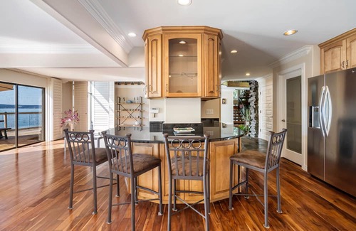 Bremerton House | Serene Waterfront Retreat w/ Private Beach & Sauna