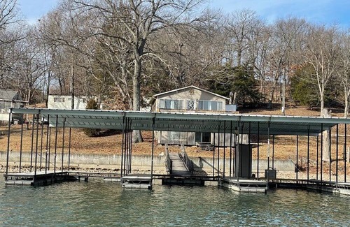 Sunrise Beach Cabin | Lakefront Cabin With One Well Dock In Popular LAKE OF THE OZARKS Cove Location!